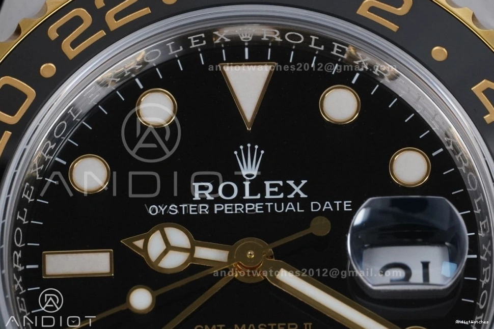 Best Jubilee GRNR Dial II Black TravelReady GMT YG 126713 Master ARF SS Edition New 856 Bracelet V SH3285 on 0105